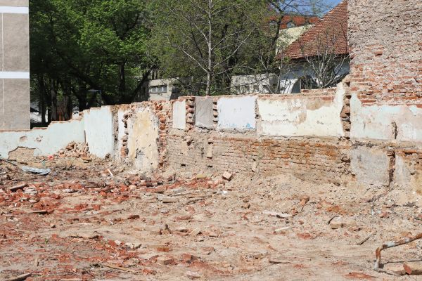 Brick Wall Demolition in Newark