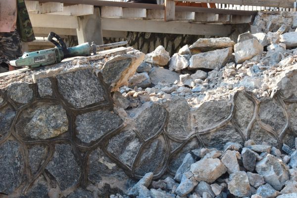 Retaining Wall Demolition in Newark